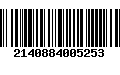 Código de Barras 2140884005253