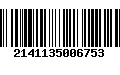 Código de Barras 2141135006753