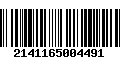 Código de Barras 2141165004491