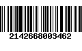 Código de Barras 2142668003462