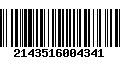 Código de Barras 2143516004341