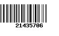 Código de Barras 21435706