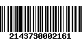 Código de Barras 2143730002161