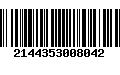 Código de Barras 2144353008042