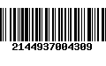 Código de Barras 2144937004309