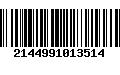 Código de Barras 2144991013514