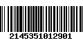 Código de Barras 2145351012901