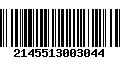 Código de Barras 2145513003044