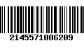 Código de Barras 2145571006209