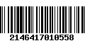 Código de Barras 2146417010558