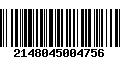 Código de Barras 2148045004756