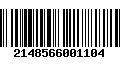 Código de Barras 2148566001104