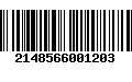 Código de Barras 2148566001203