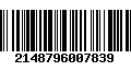 Código de Barras 2148796007839