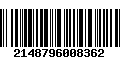 Código de Barras 2148796008362