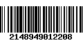 Código de Barras 2148949012208