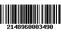 Código de Barras 2148960003490