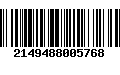 Código de Barras 2149488005768