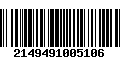 Código de Barras 2149491005106