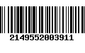 Código de Barras 2149552003911