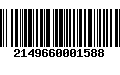 Código de Barras 2149660001588