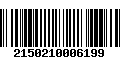 Código de Barras 2150210006199