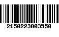 Código de Barras 2150223003550