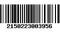 Código de Barras 2150223003956