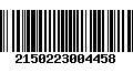 Código de Barras 2150223004458