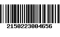 Código de Barras 2150223004656