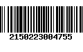 Código de Barras 2150223004755