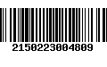 Código de Barras 2150223004809