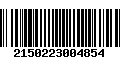 Código de Barras 2150223004854