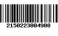 Código de Barras 2150223004908