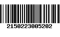 Código de Barras 2150223005202