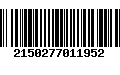 Código de Barras 2150277011952