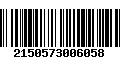 Código de Barras 2150573006058