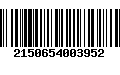 Código de Barras 2150654003952