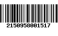 Código de Barras 2150958001517