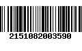 Código de Barras 2151082003590