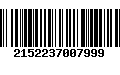 Código de Barras 2152237007999