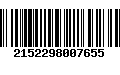 Código de Barras 2152298007655