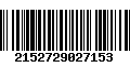 Código de Barras 2152729027153