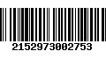 Código de Barras 2152973002753