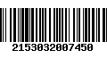 Código de Barras 2153032007450