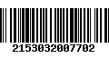 Código de Barras 2153032007702