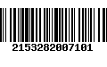 Código de Barras 2153282007101