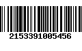 Código de Barras 2153391005456