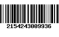 Código de Barras 2154243009936