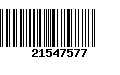 Código de Barras 21547577